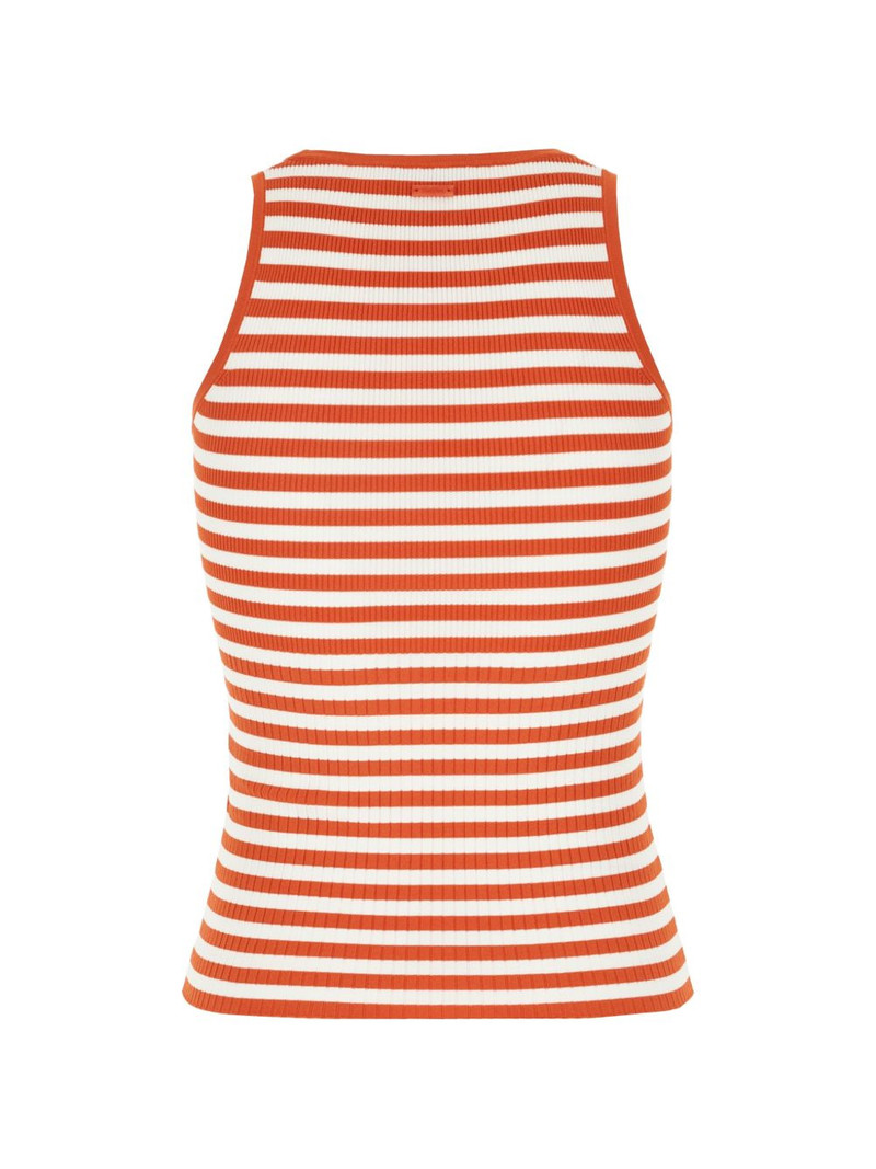 Max Mara Ghiro striped ribbed-knit top outlook