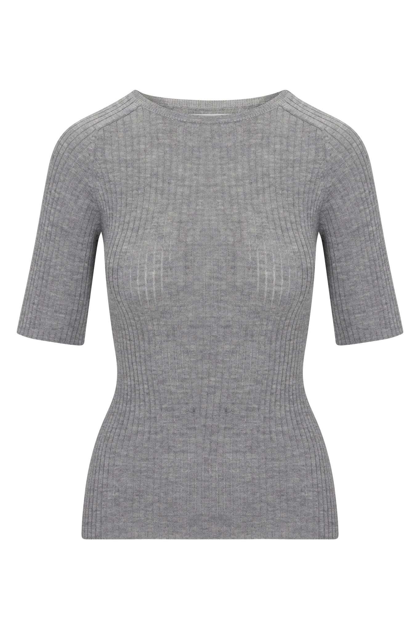 THUNDER CASHMERE MID SLEEVE CREWNECK - 5