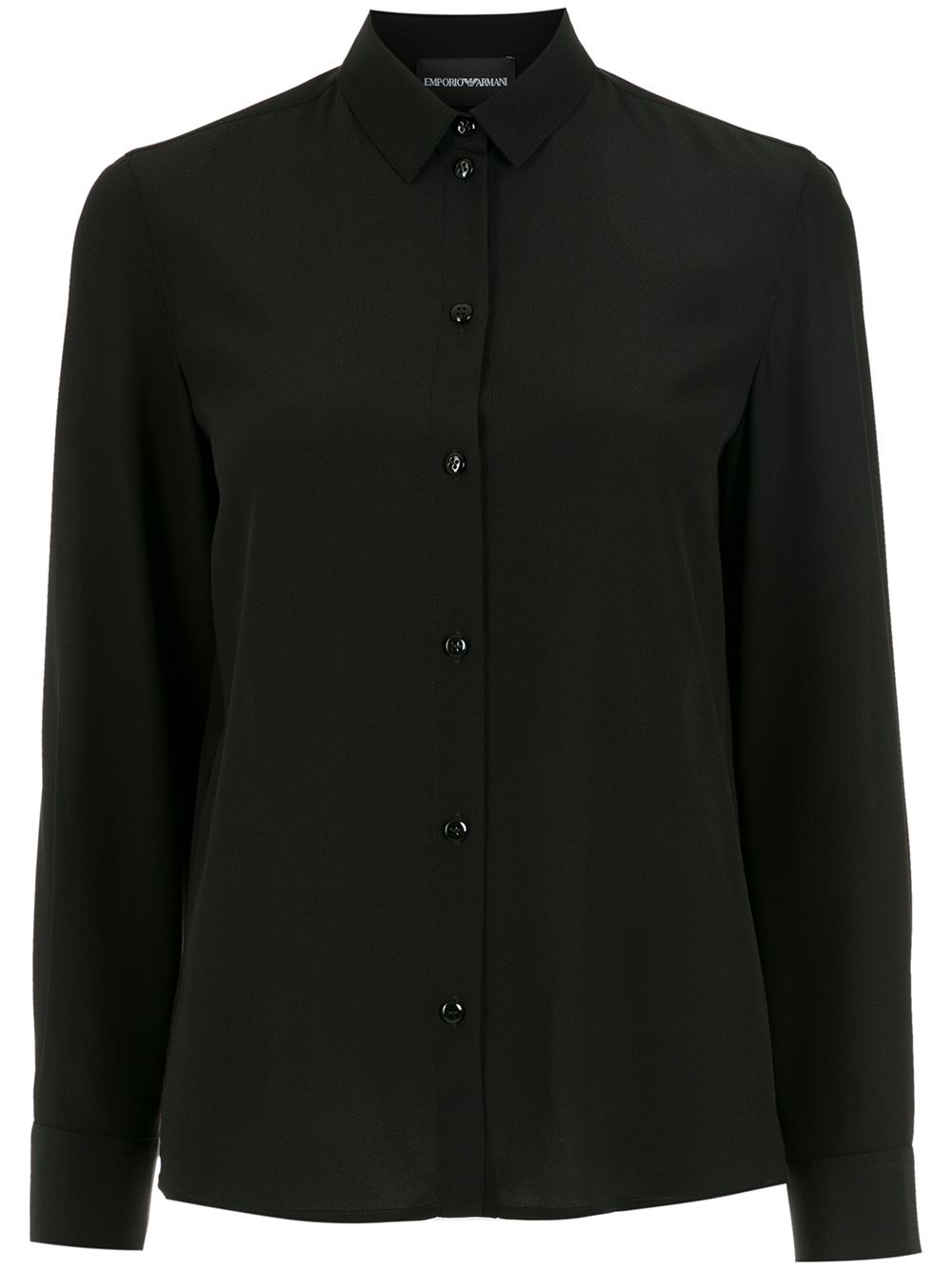 button-up silk shirt - 1