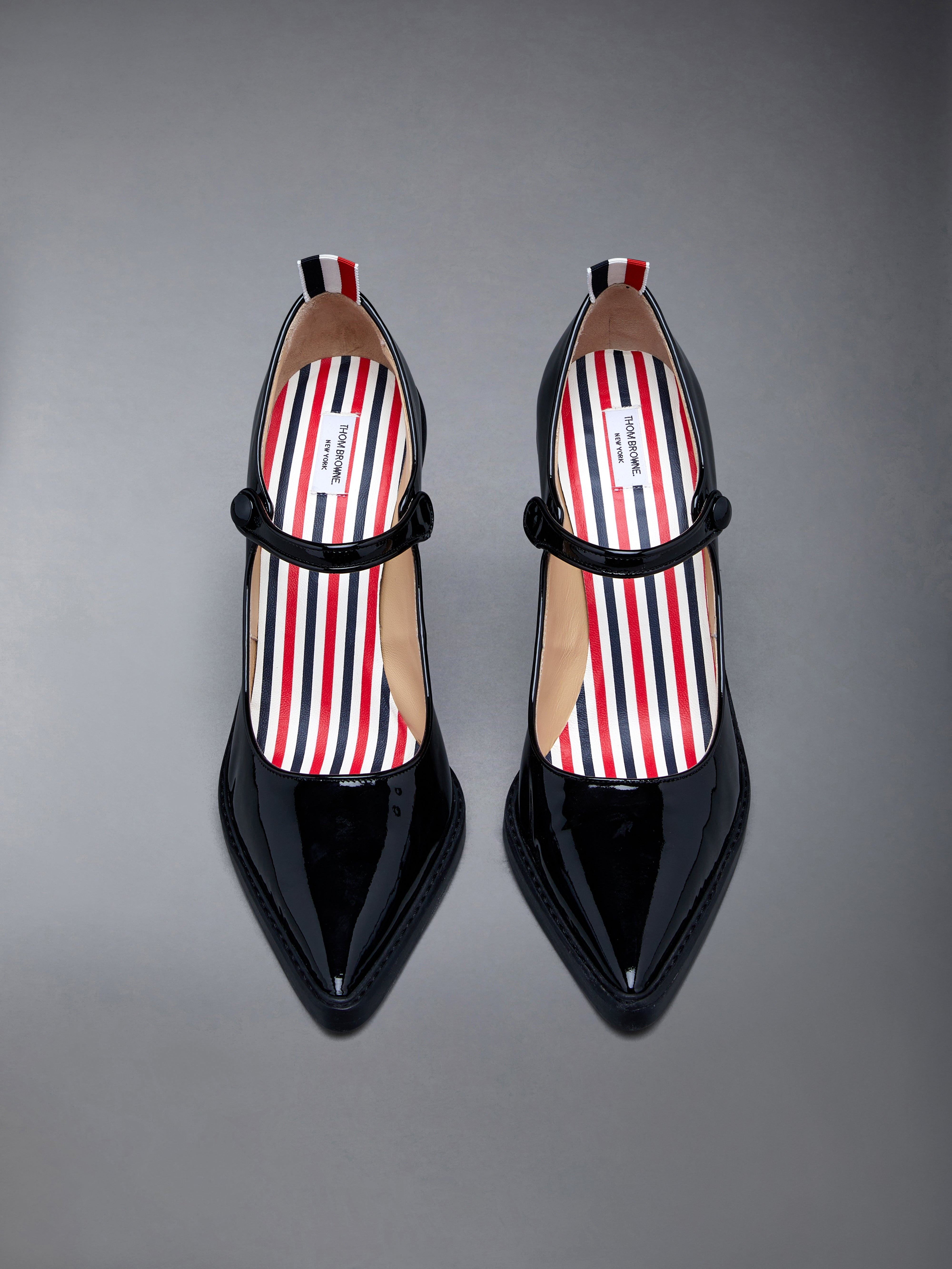 SOFT PATENT LEATHER CURVED HEEL POINTED TOE THOM JOHN - 5