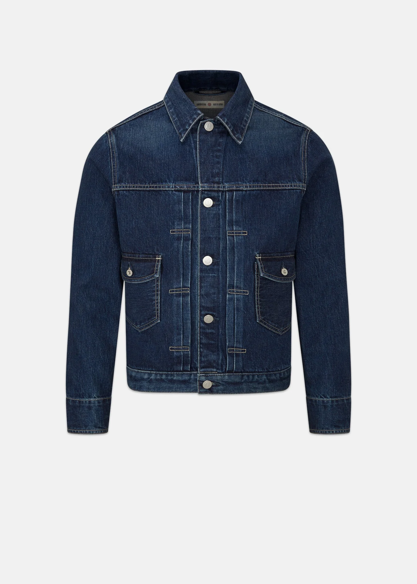 Men's Dawson Denim Type II Jacket Washed Indigo - 1