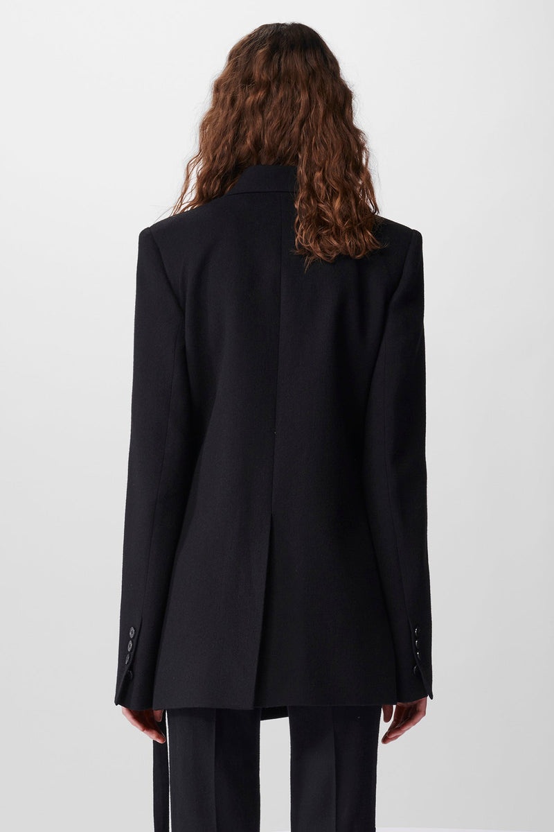 Edith Wrap Jacket Brushed Wool - 3