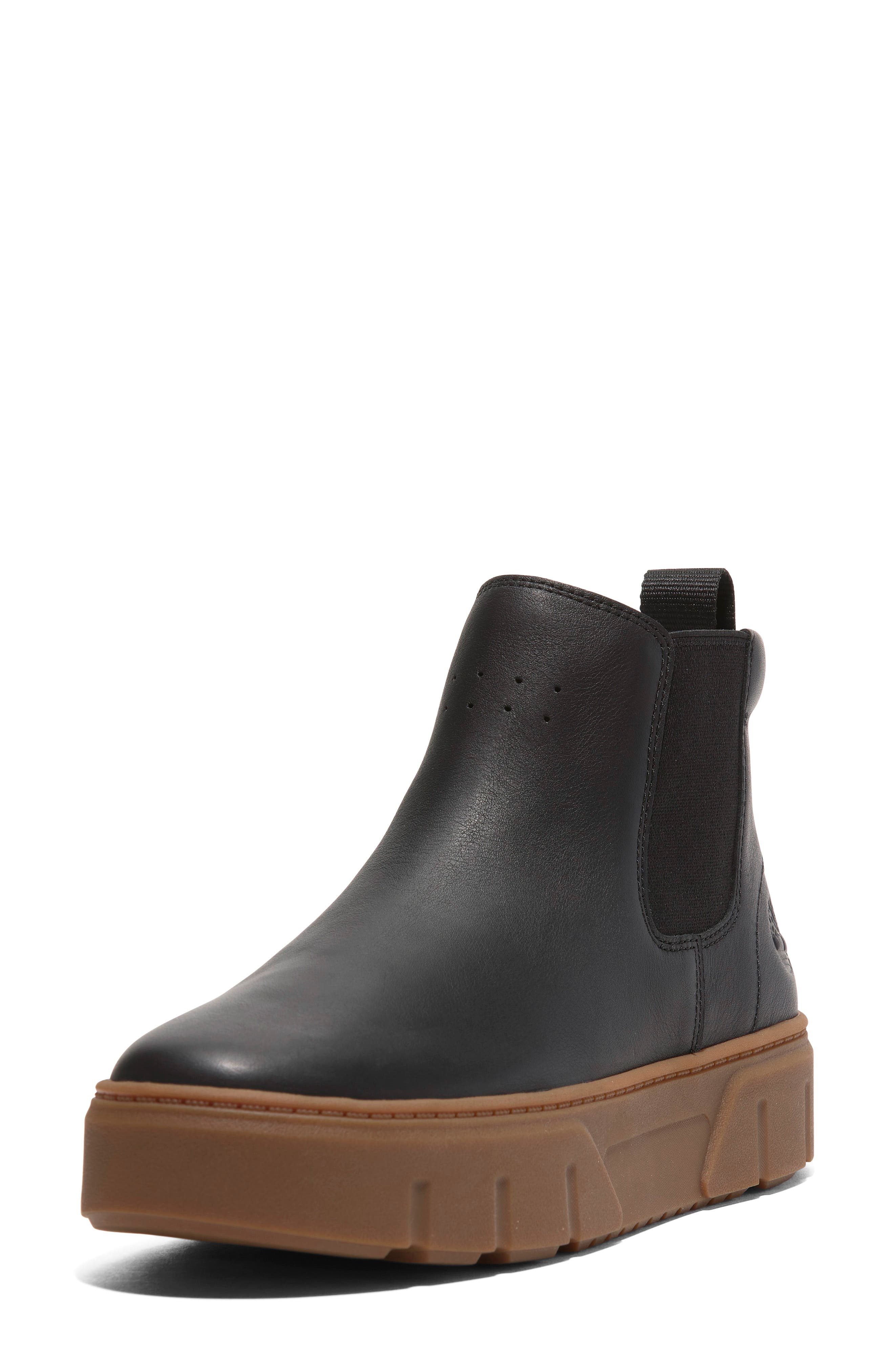 Timberland Laurel Court Pull-On Sneaker Boot in Black Full Grain at Nordstrom - 9