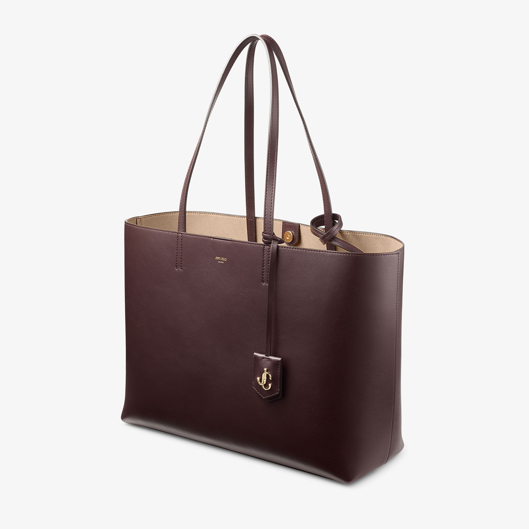 Nine2Five East-West
Deep Merlot Smooth Calf Leather Tote Handbag - 2