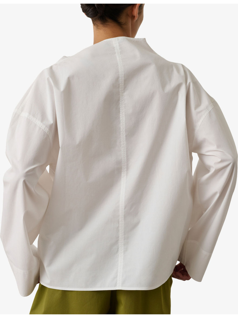 Fidji Cowl-Neck Cotton Blouse 4