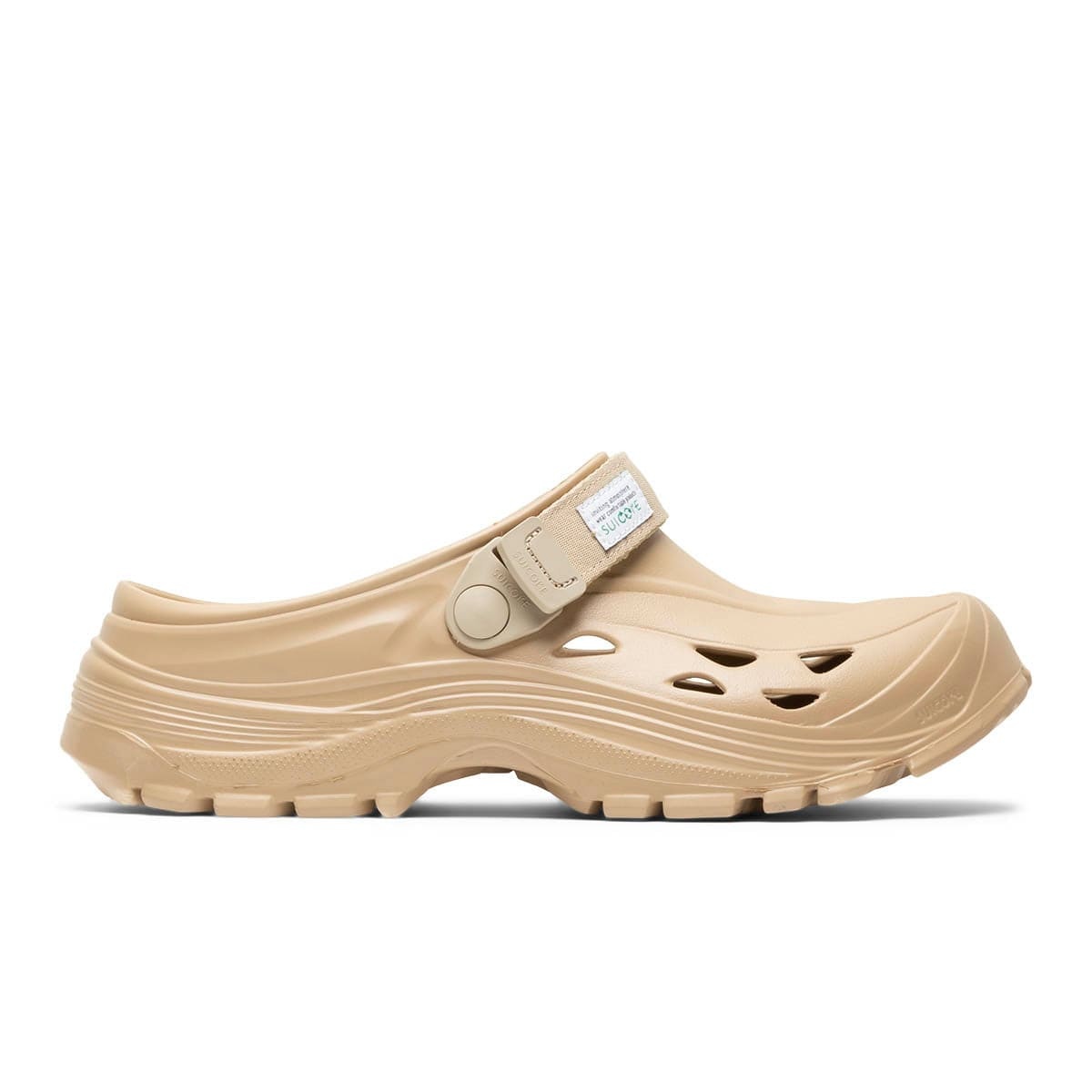 perforated touch-strap clogs - 1