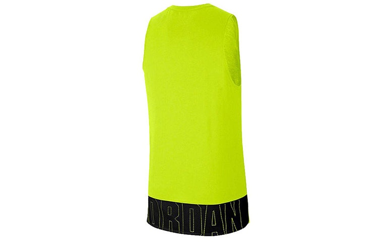 Air Jordan 23 Alpha Basketball Sports Fluorescence 'Yellow Vest' CJ5545-389 - 2