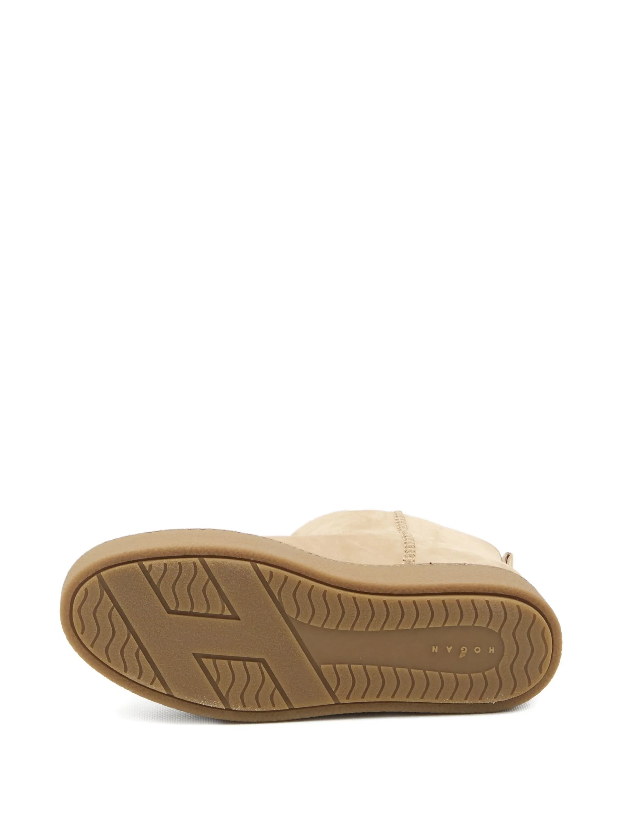 Hogan Suede Shearling Boots - 4