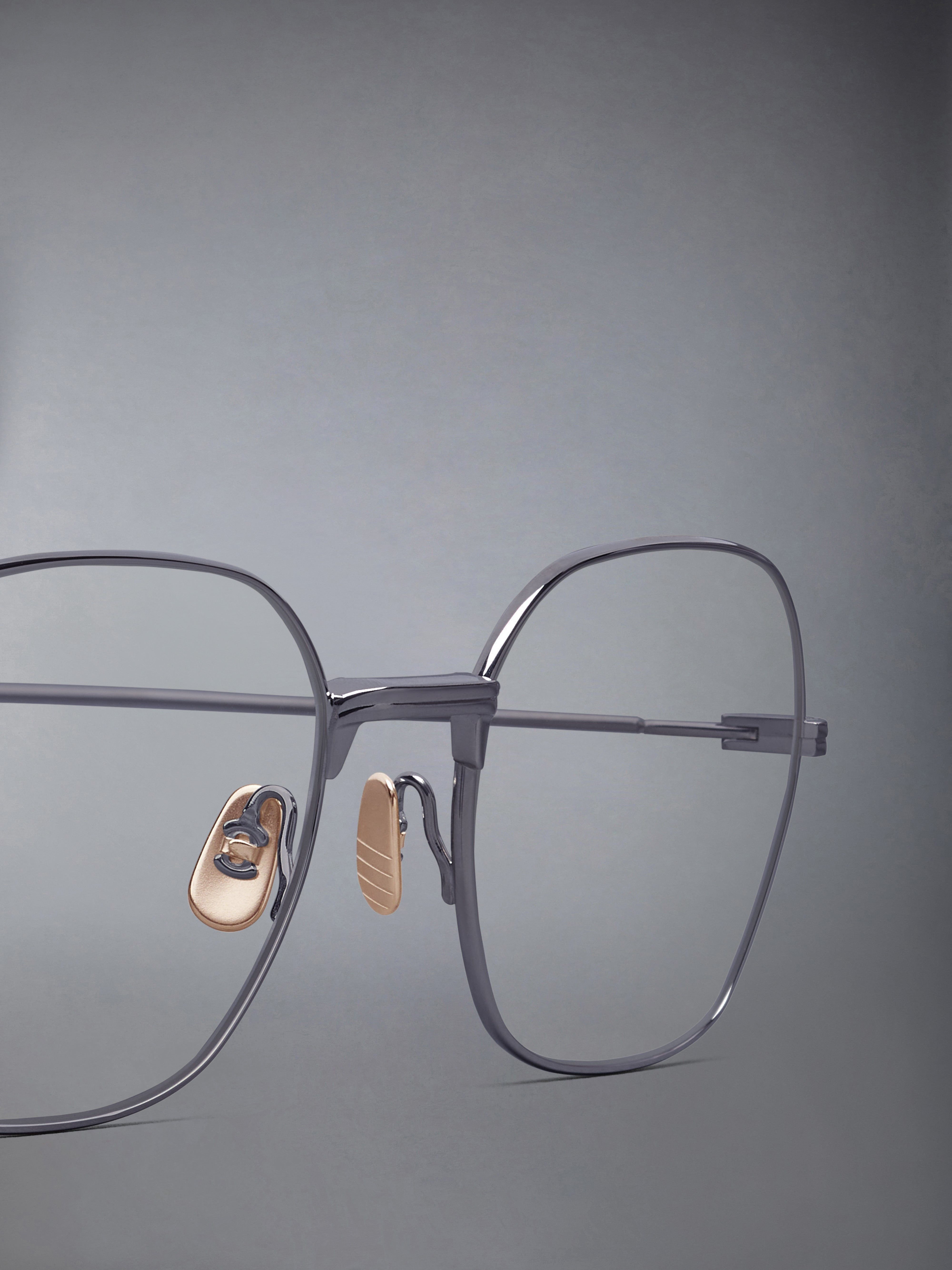 TITANIUM RECTANGULAR EYEGLASSES - 3
