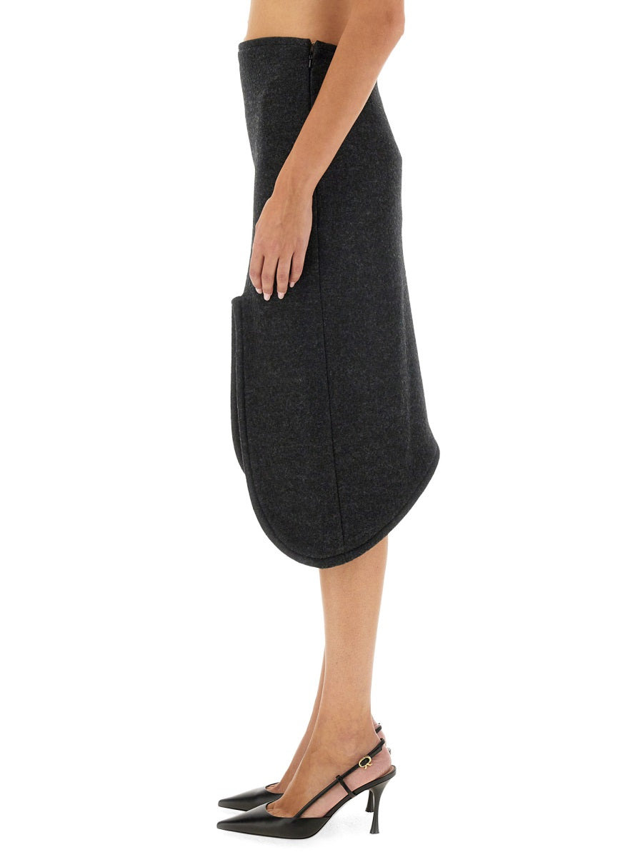 Victoria Beckham Women Padded Skirt With Tube Detail - 4