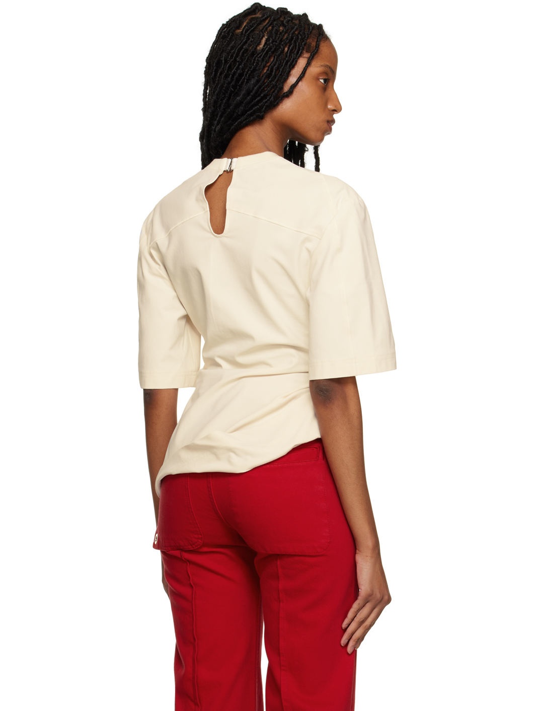 White 'Le Haut Camisa' Blouse - 3
