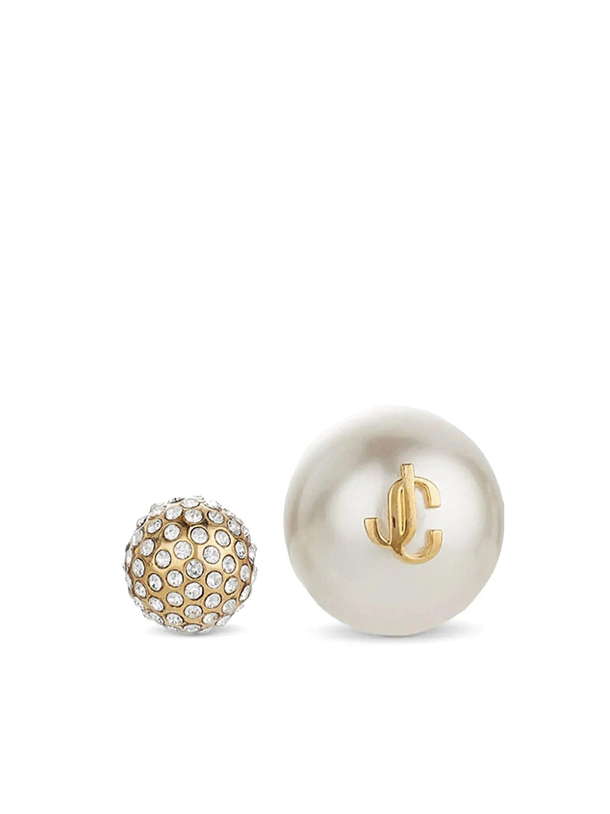 Jimmy Choo Auri Logo-embellished Stud Earrings - 1