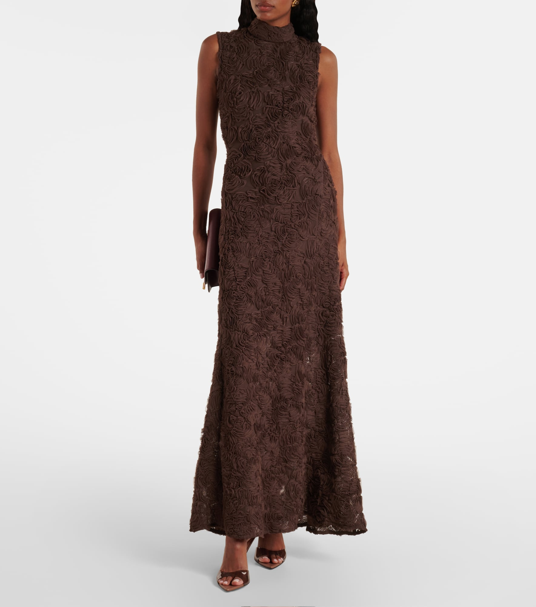 Crêpe maxi dress - 2