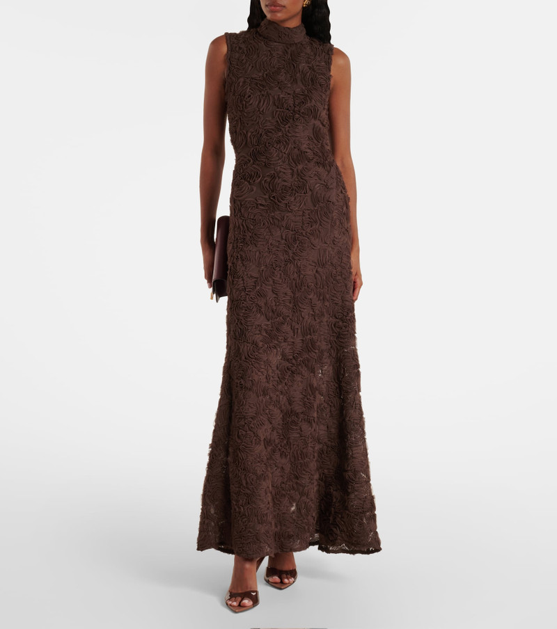 ROTATE Crêpe maxi dress outlook