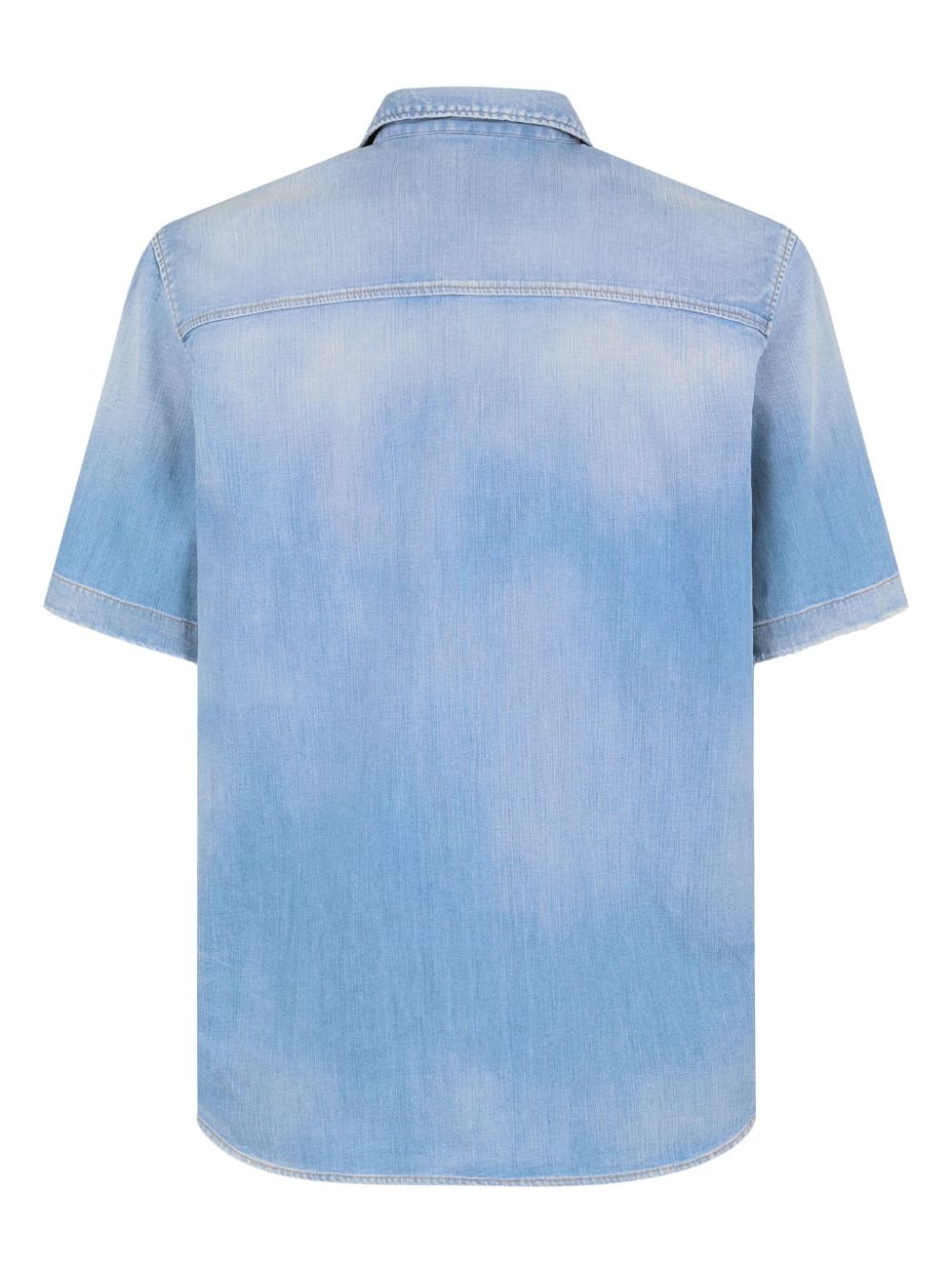 faded denim shirt - 2