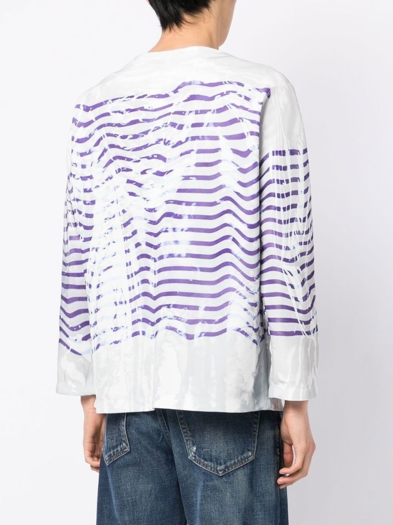 graphic-print long-sleeved top - 4