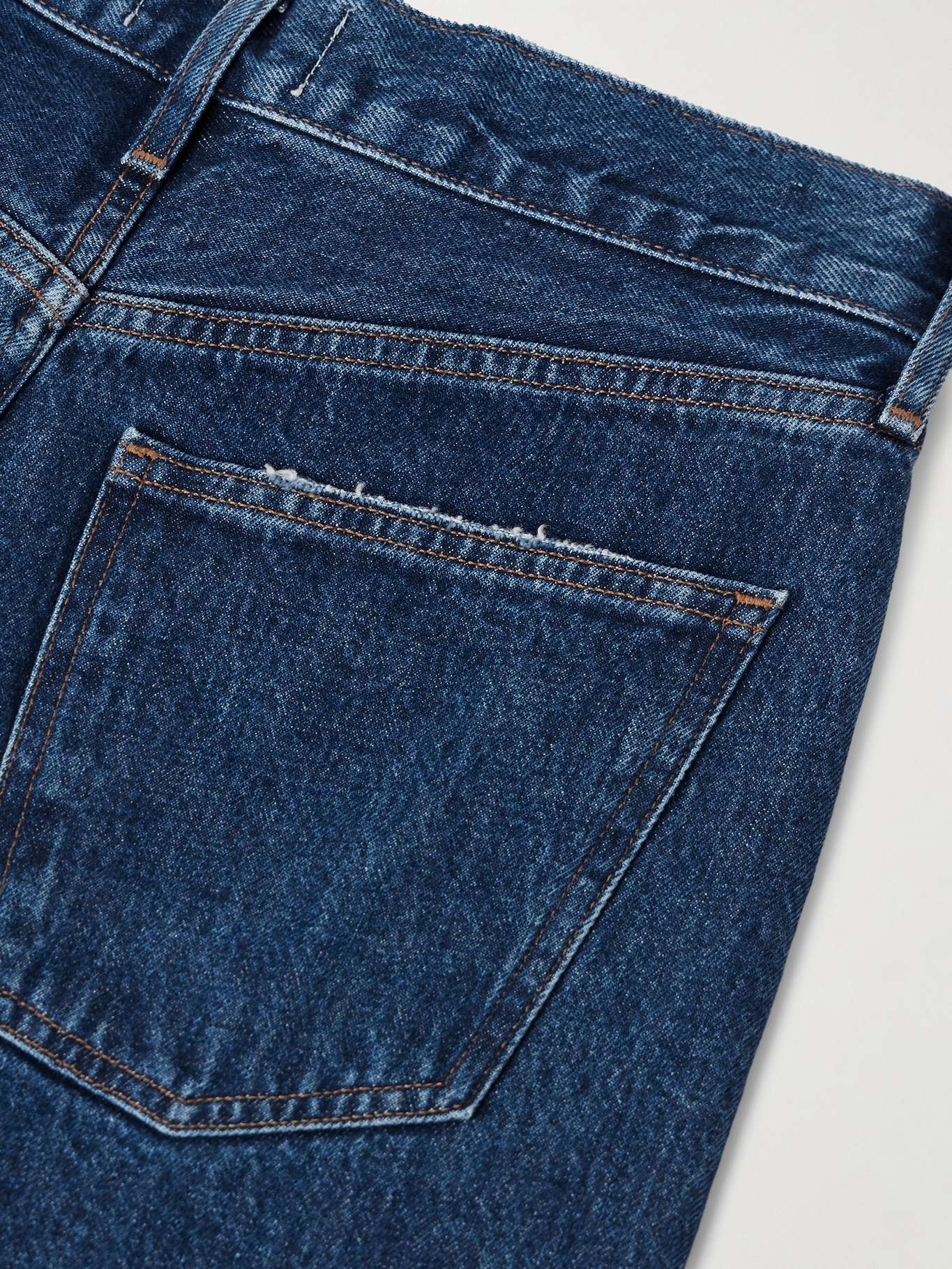Fran cropped low-rise straight-leg jeans Dark denim - 6