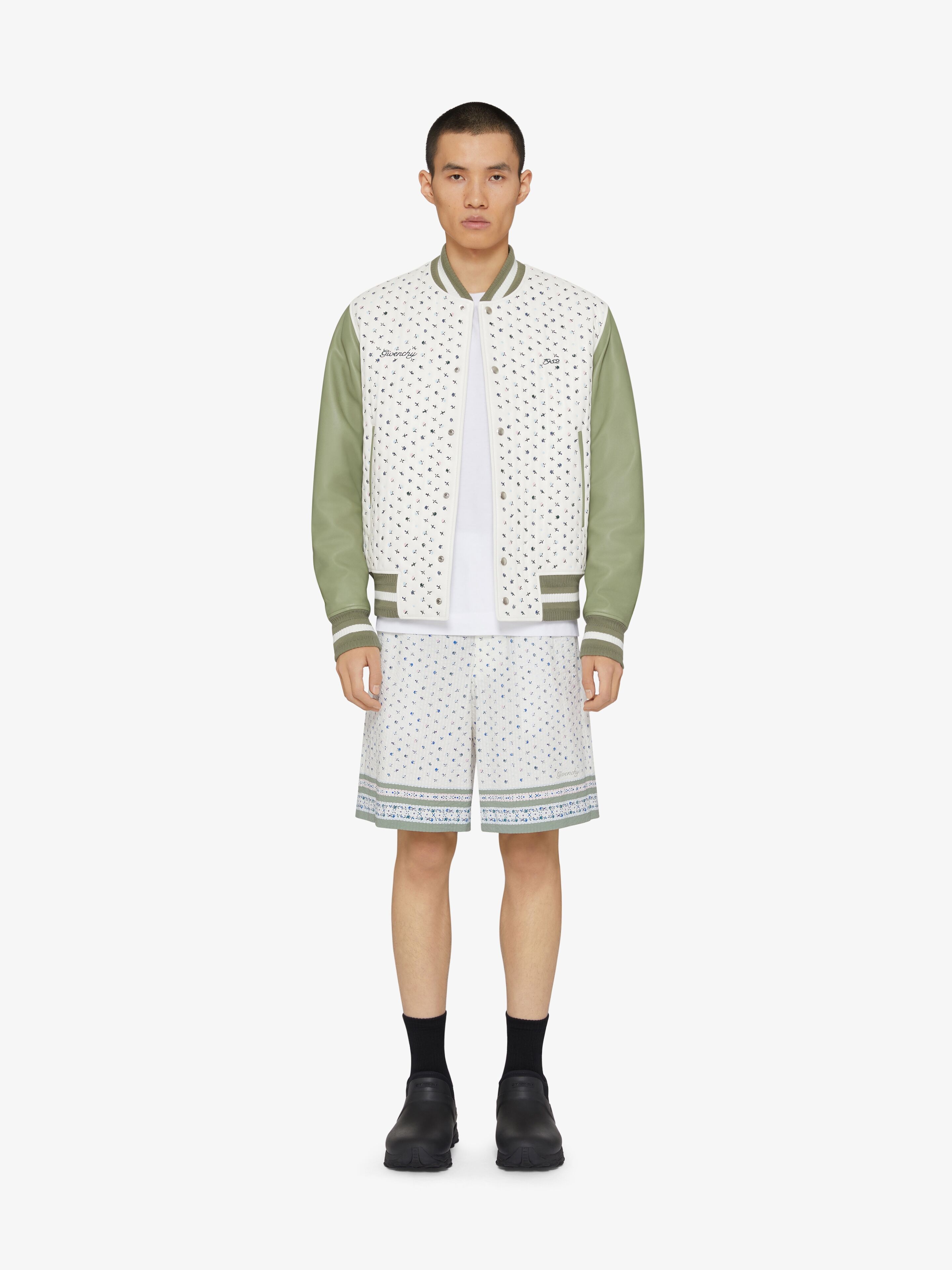 PRINTED BERMUDA SHORTS IN COTTON SEERSUCKER - 2