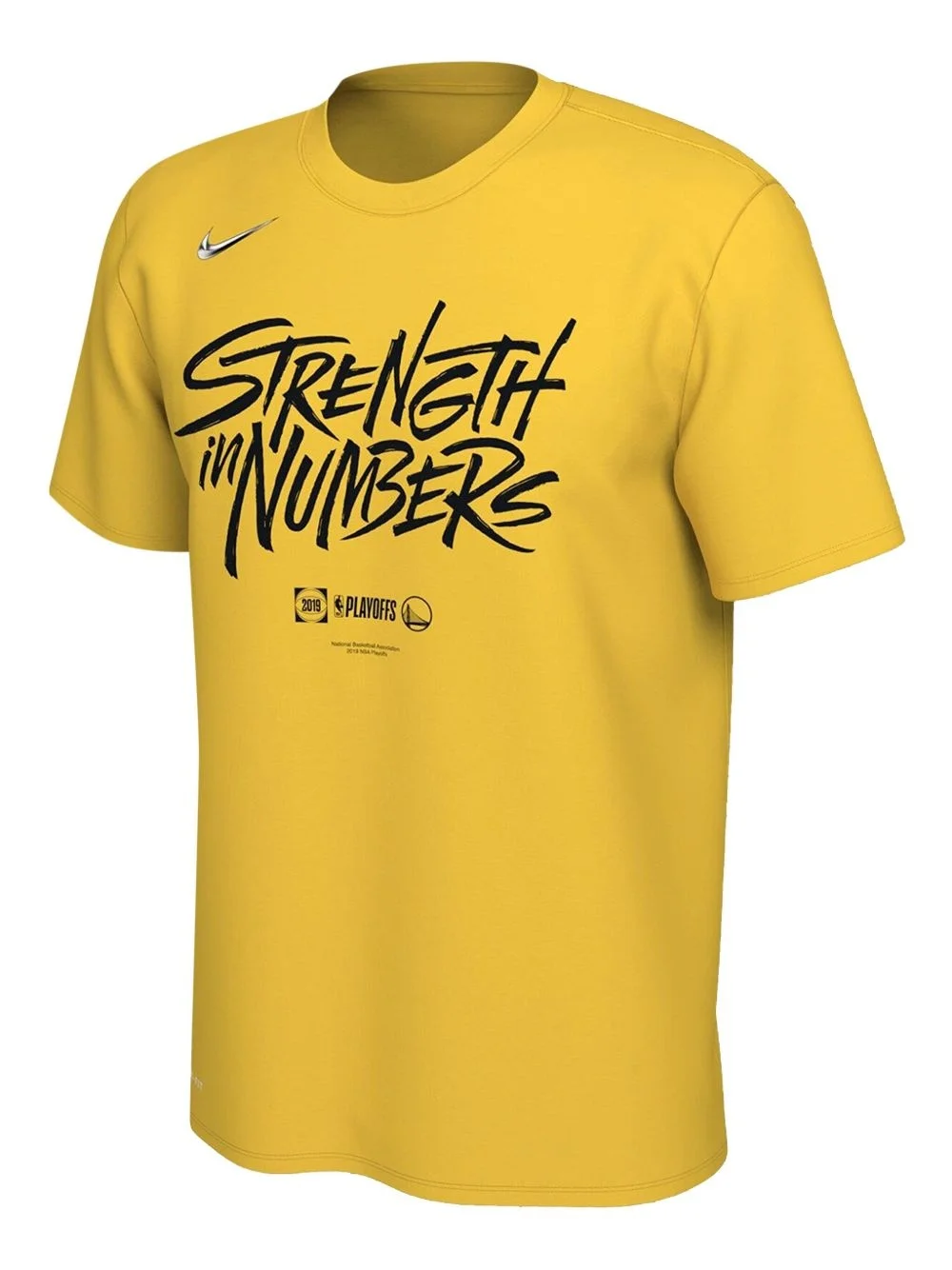 NBA Golden State Warriors Dri-Fit "2019 Playoffs Bound Mantra" T-shirt - 1