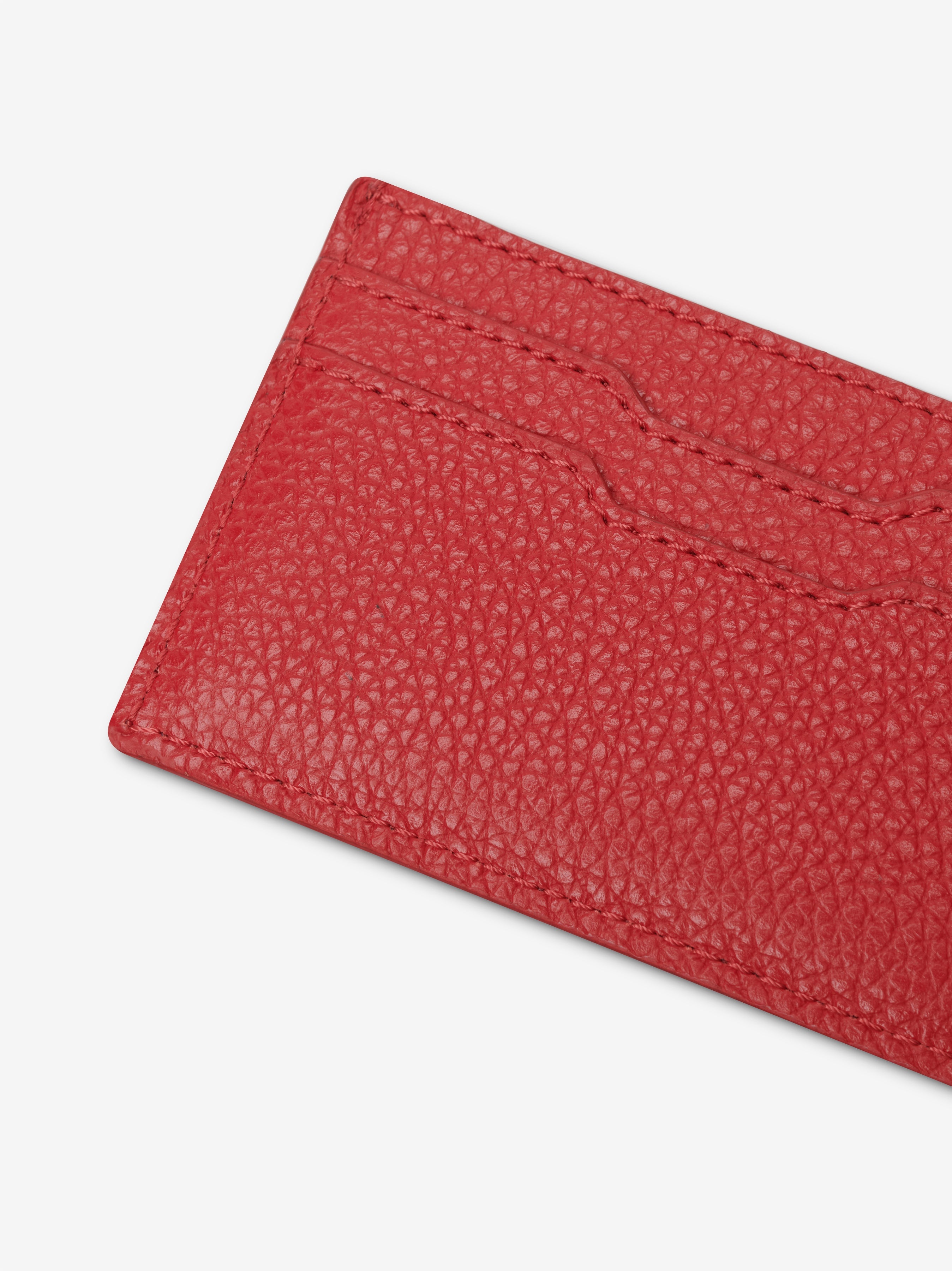 ICONIC EMBOSSED LEATHER CARD HOLDER - 3