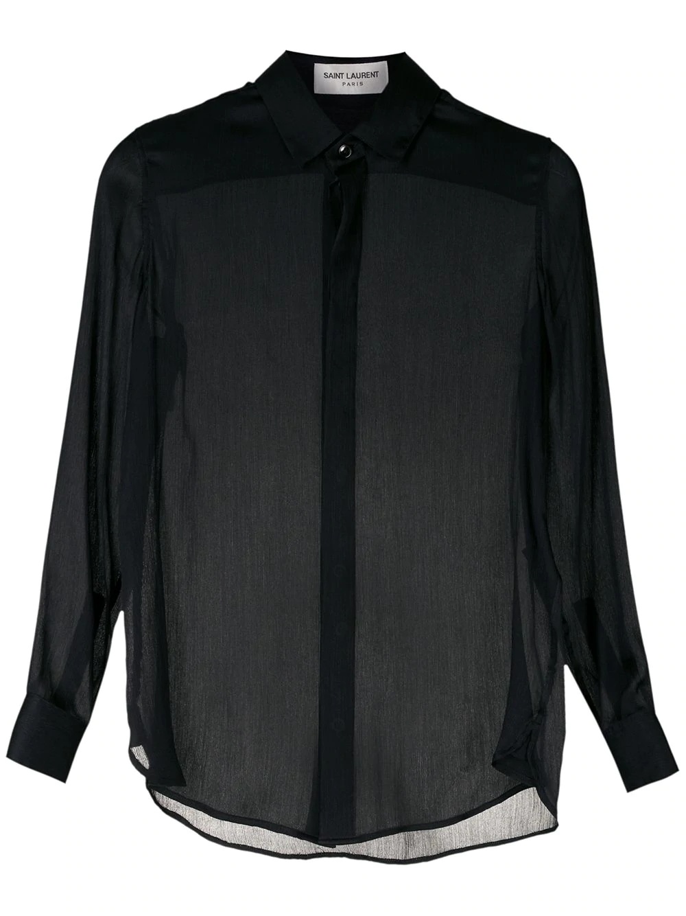 slim-fit buttoned shirt - 1