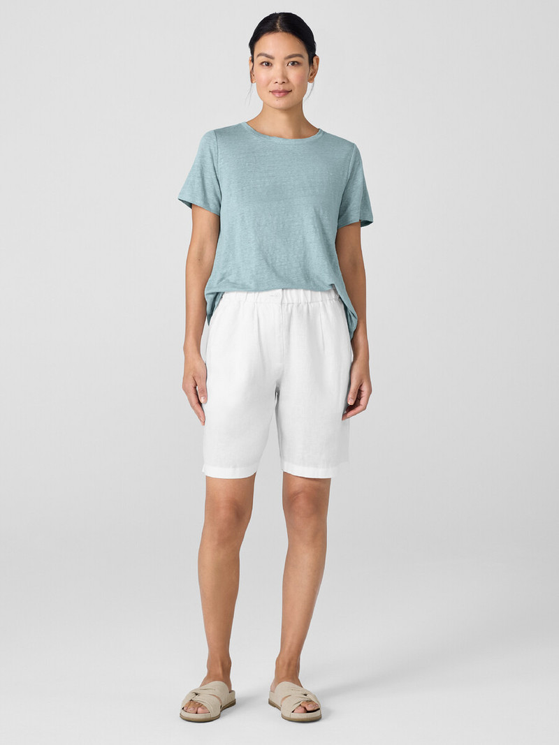 Organic Linen Shorts 2