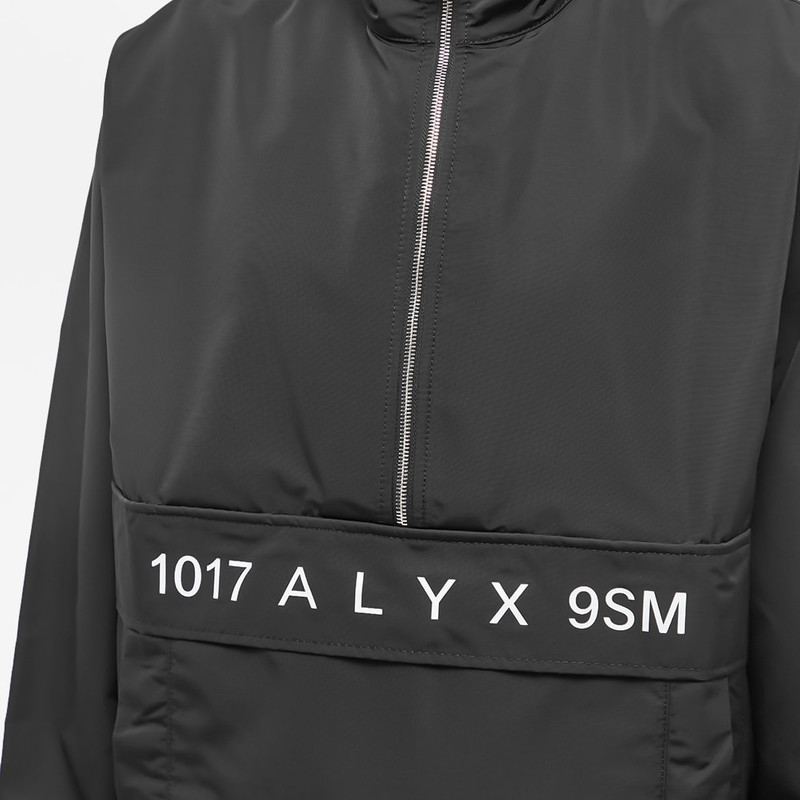 1017 ALYX 9SM Logo Quarter Zip Windbreaker 5