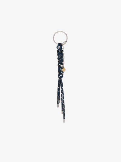 Givenchy Friendship bracelet keyring with cord outlook