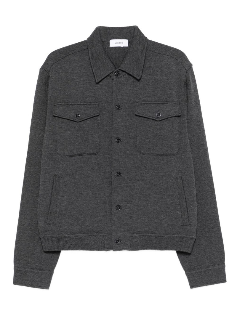 buttoned flap-pocket shirt jacket 1