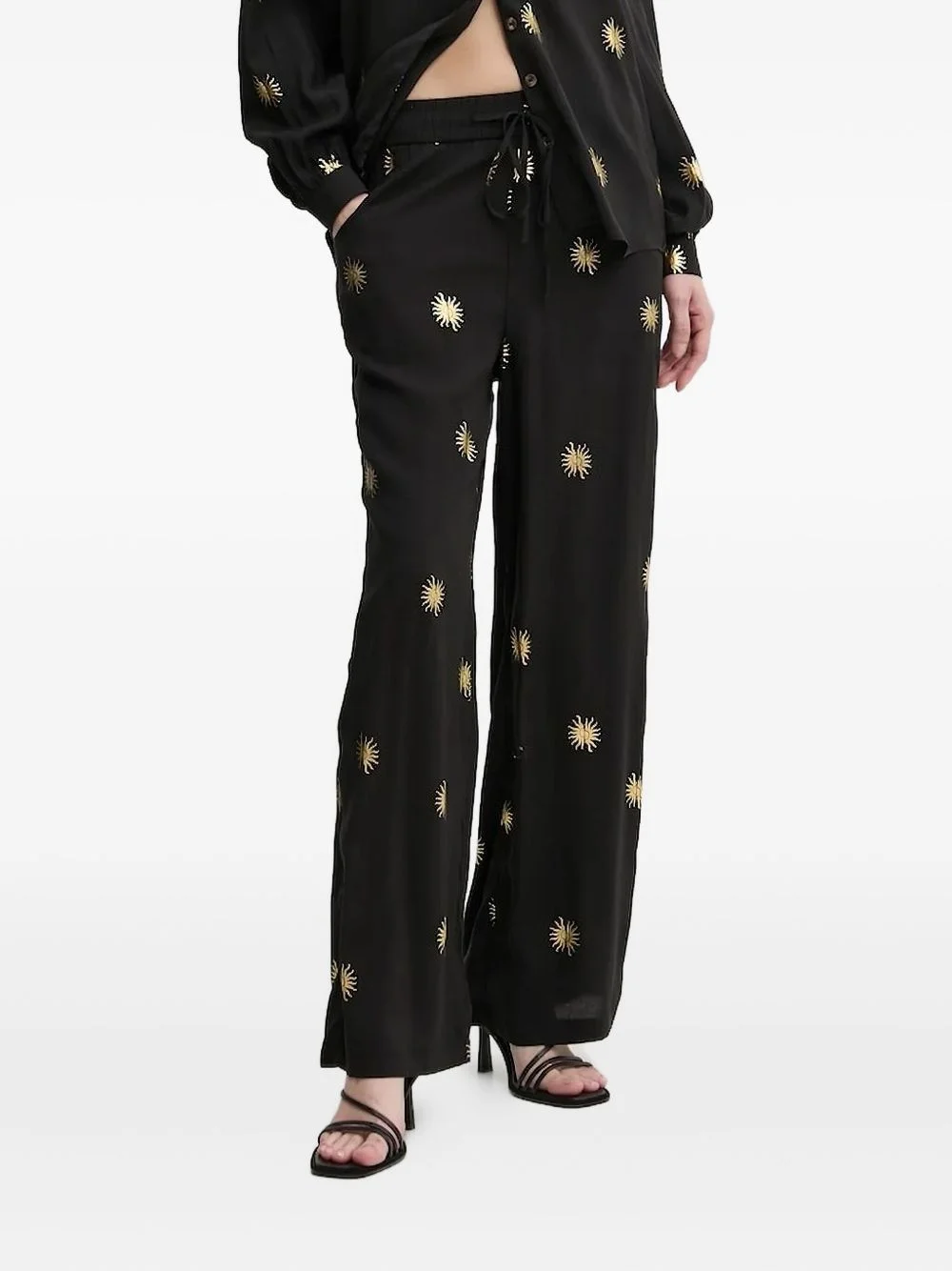 sun-print trousers - 1