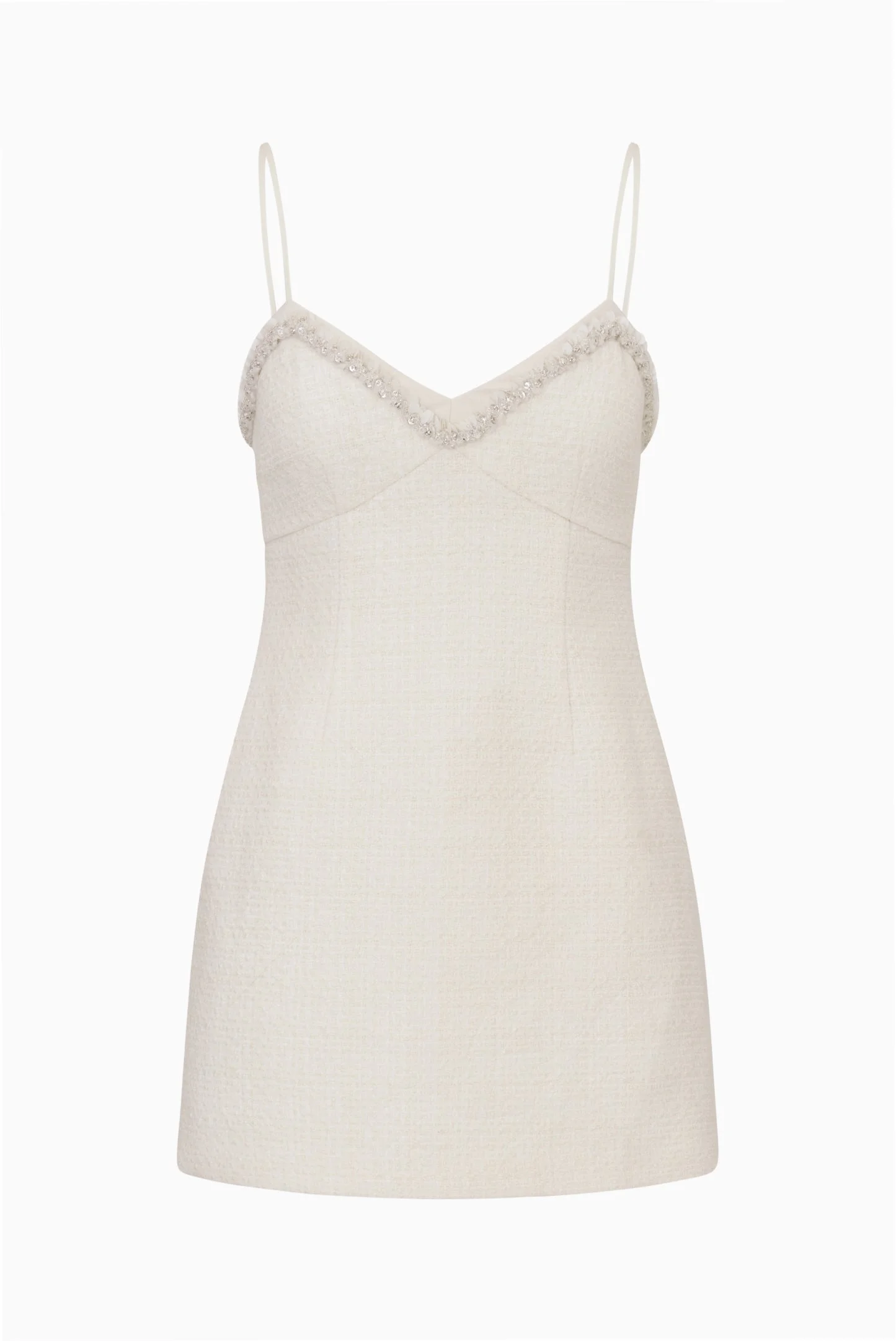 Sue Embellished Tweed Mini Dress - 1