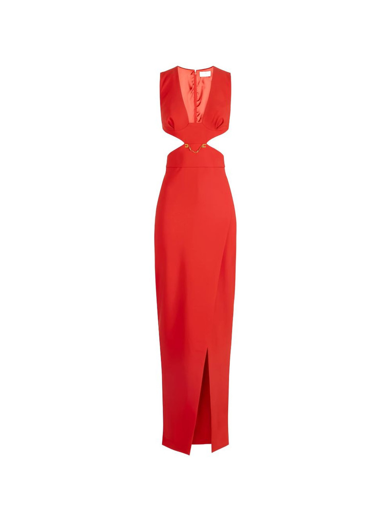 cut-outs chain-detail maxi dress 1