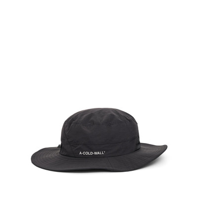 A-COLD-WALL* Utile Drawstring Bucket Hat in Black outlook