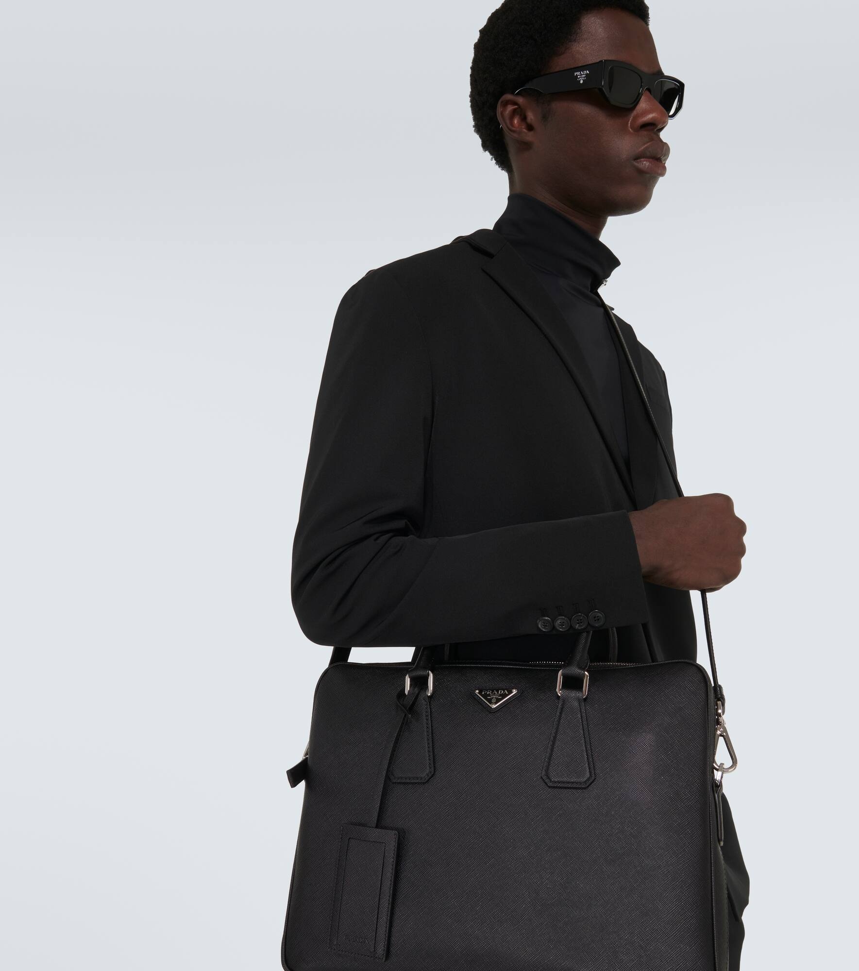 Leather briefcase - 3