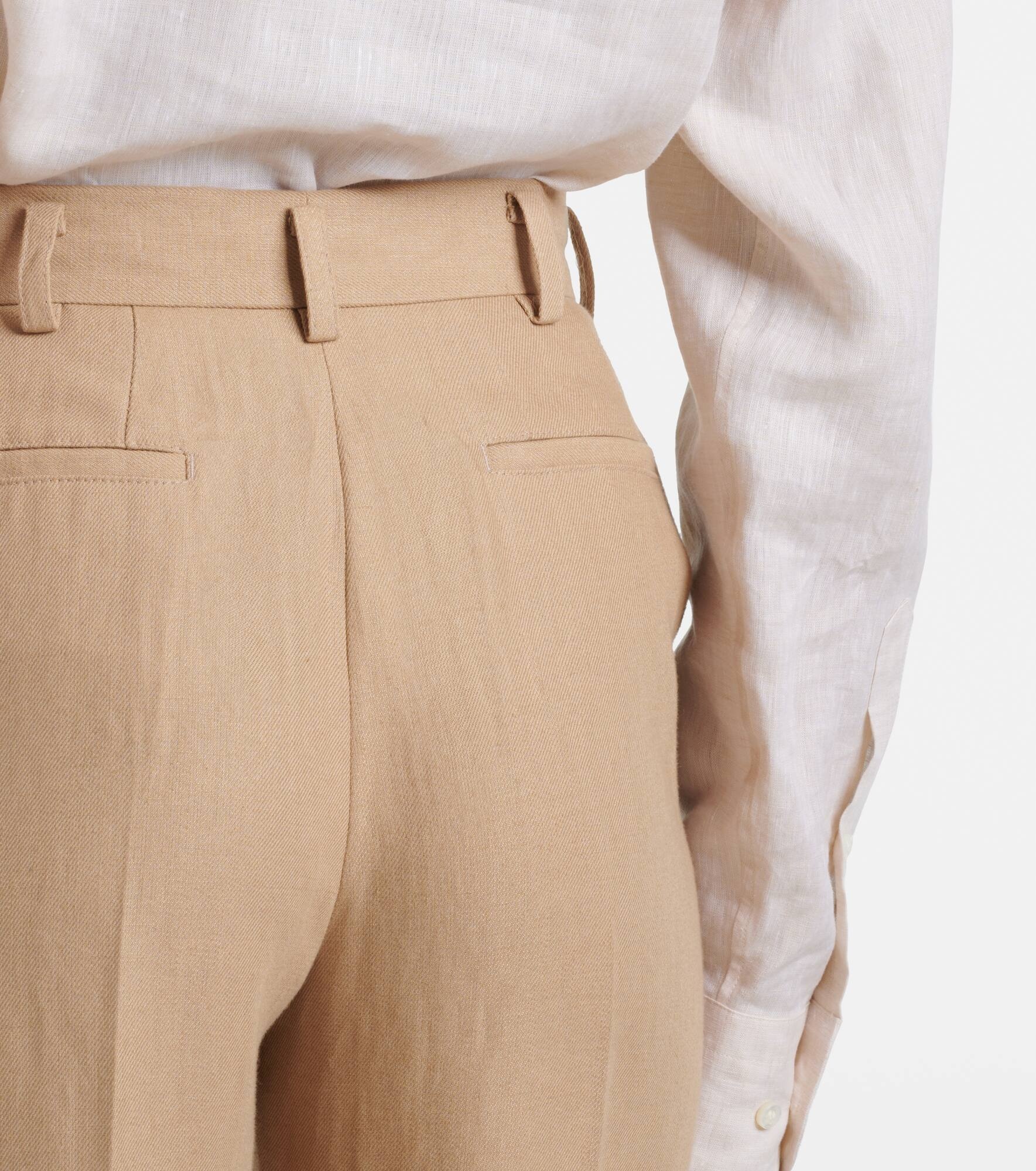 Neo Derk linen crêpe straight pants - 6