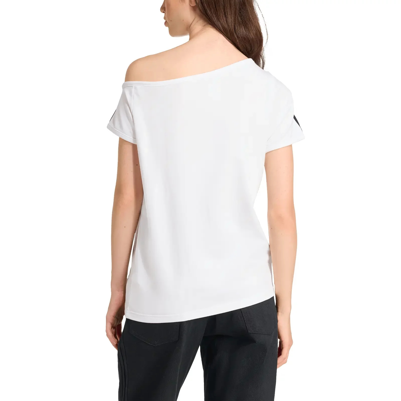 Off Shoulder Tee W "White" - 3