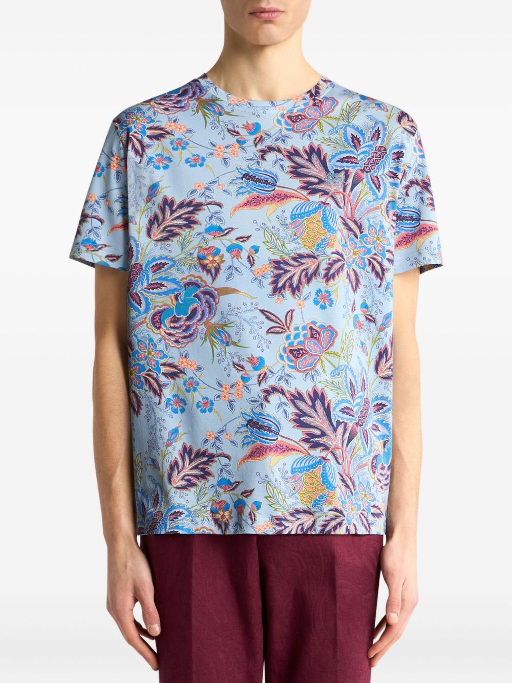 floral-print T-Shirt - 2