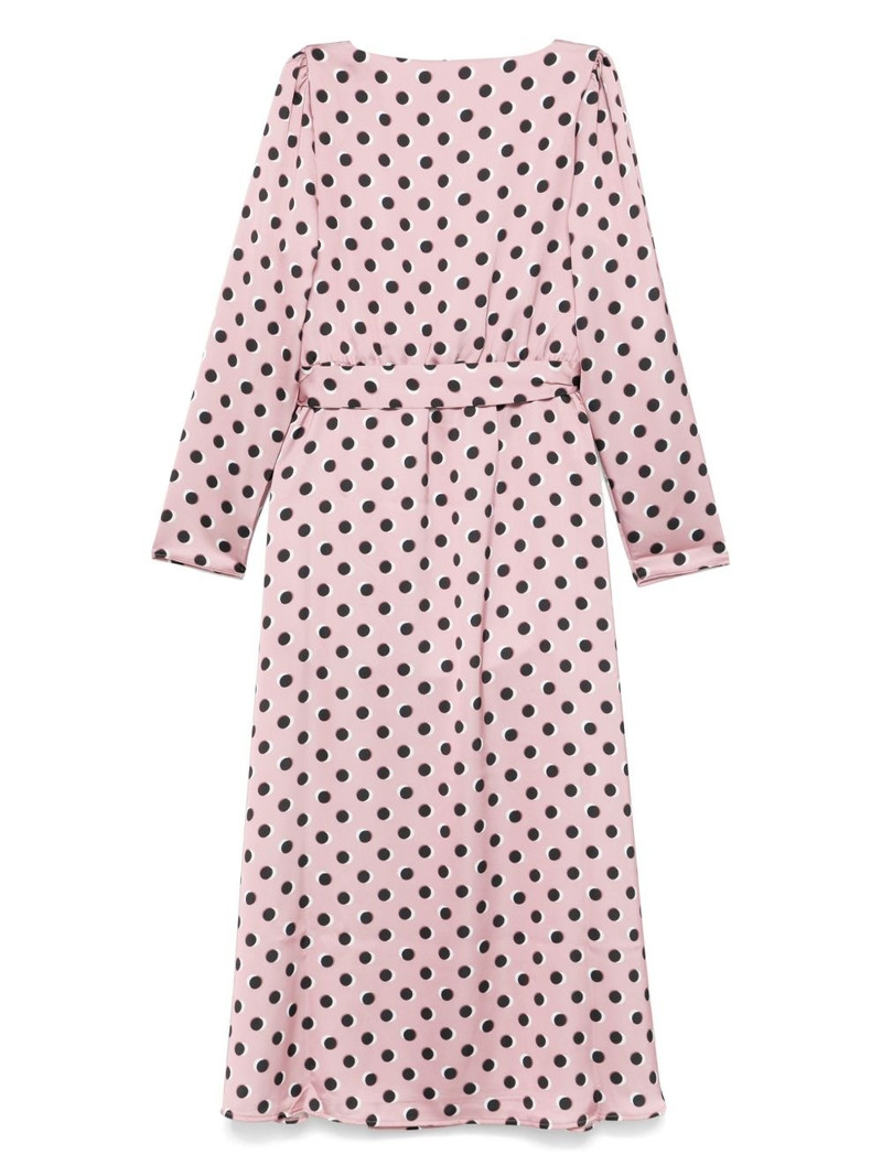 HUGO wrap midi dress outlook