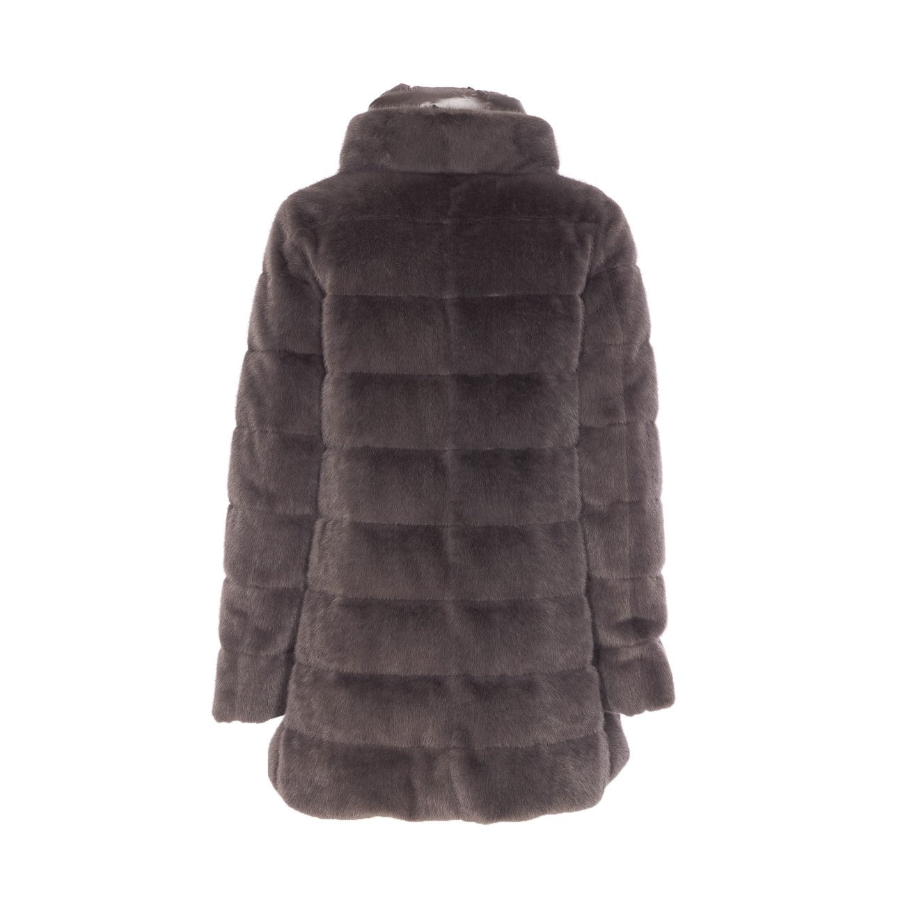 Herno Women A-Shape Faux Fur Down Jacket - 2