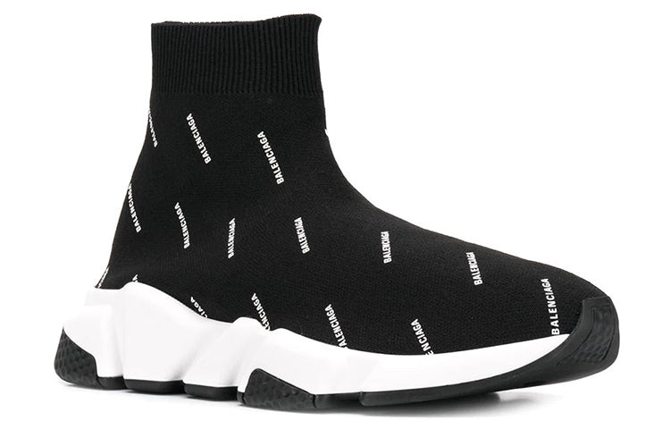 (WMNS) Balenciaga Speed Trainer 'Black White' 525721W06501006 - 2