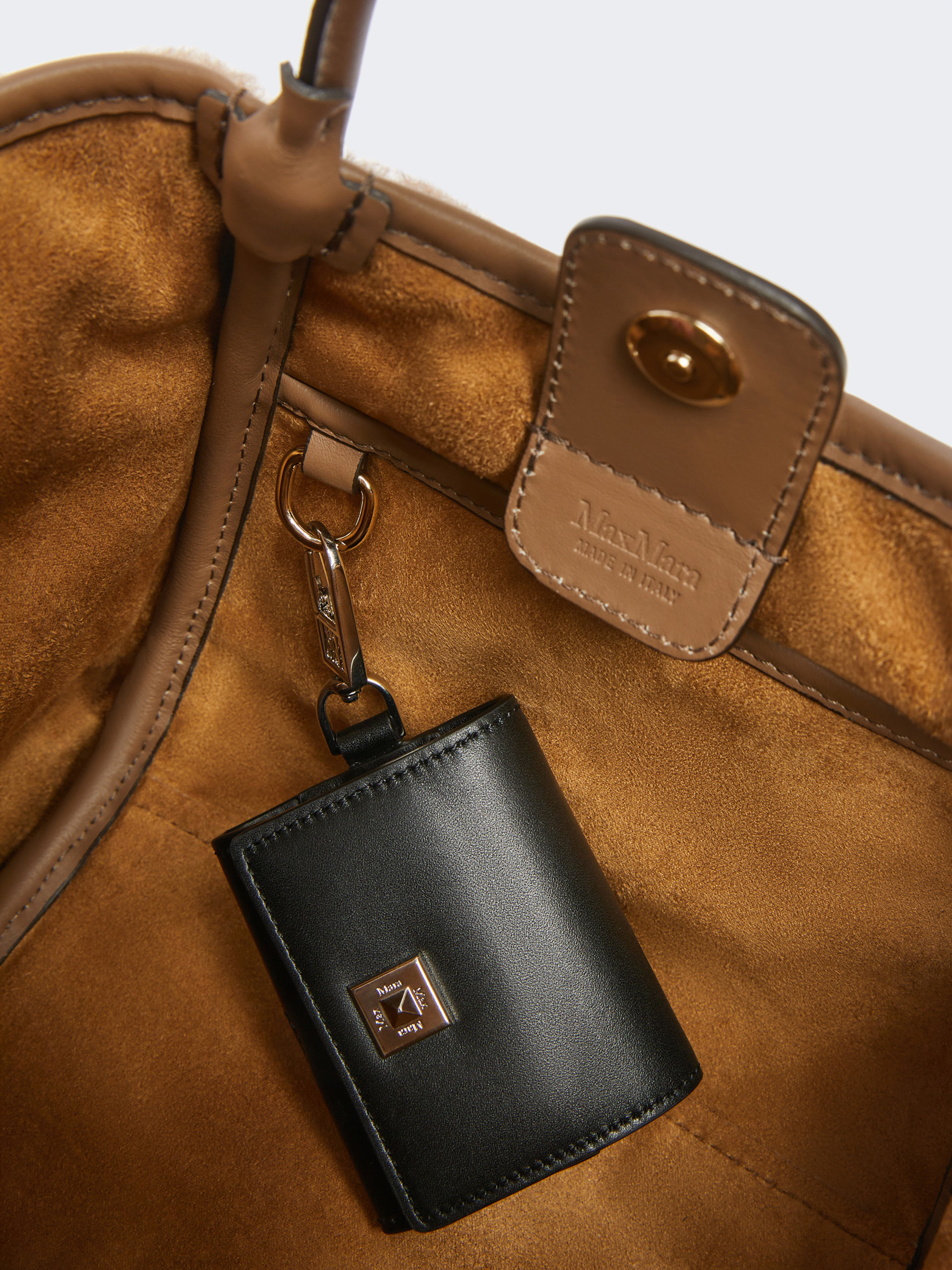 TMARINXS4 Extra-small Marine Bag in alpaca and cashmere Teddy fabric - 5