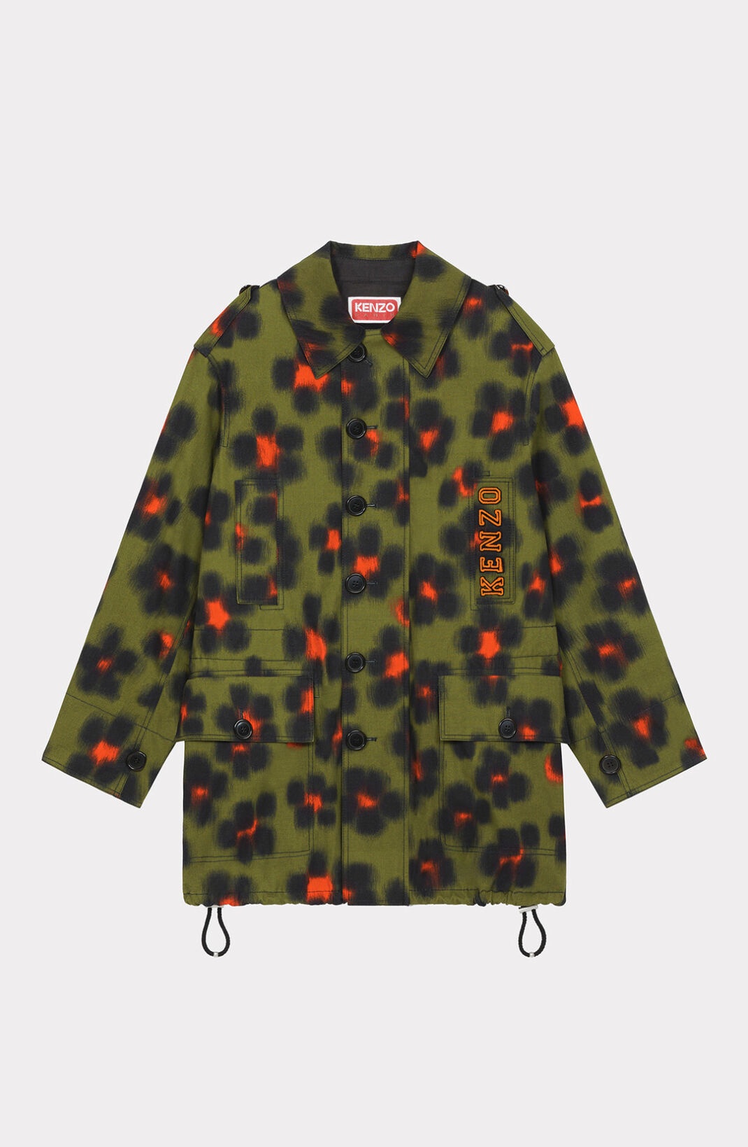 'Hana Leopard' parka - 1