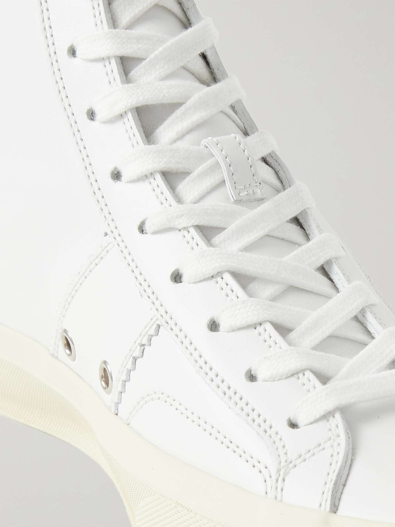 Cambridge Leather High-Top Sneakers - 6