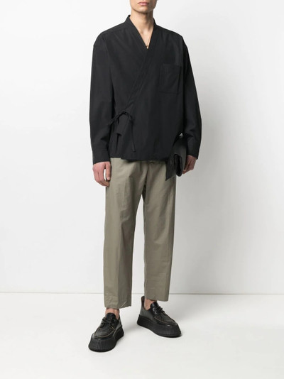 Ambush kimono-style wrap shirt outlook