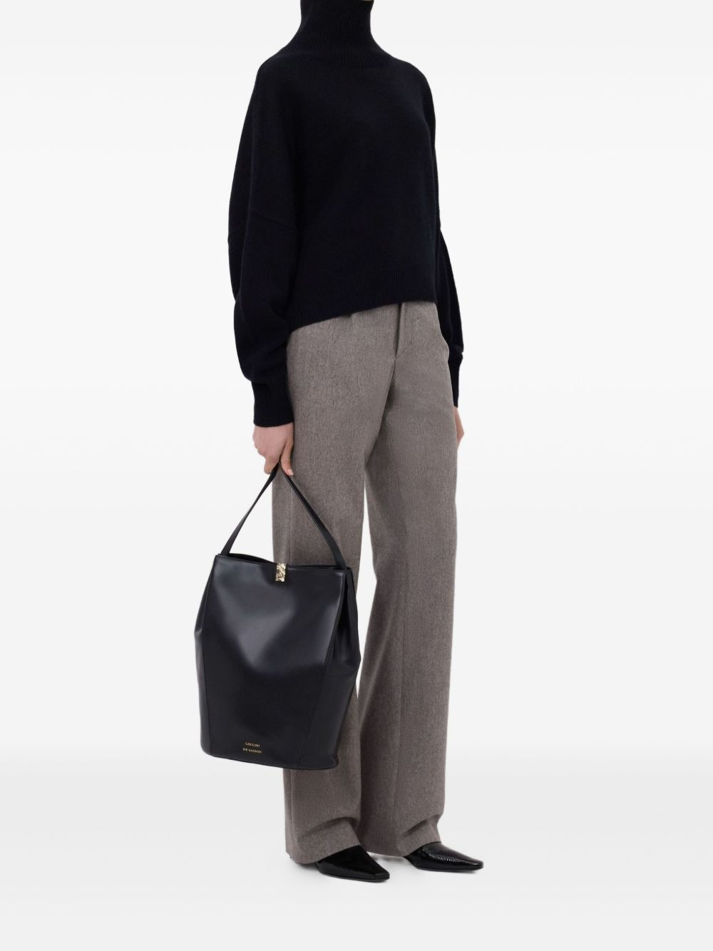 Luke ribbed-collar wool sweater - 3
