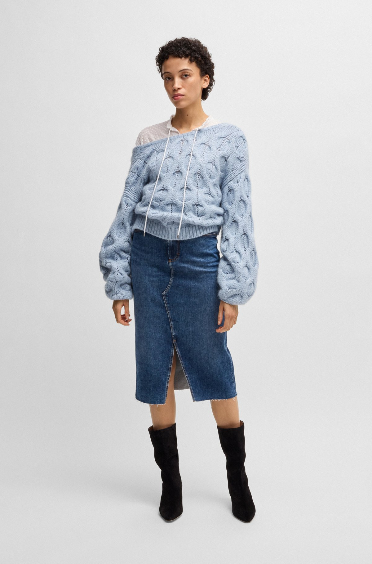 REVERSIBLE SWEATER IN AN OVERSIZE FIT - 3