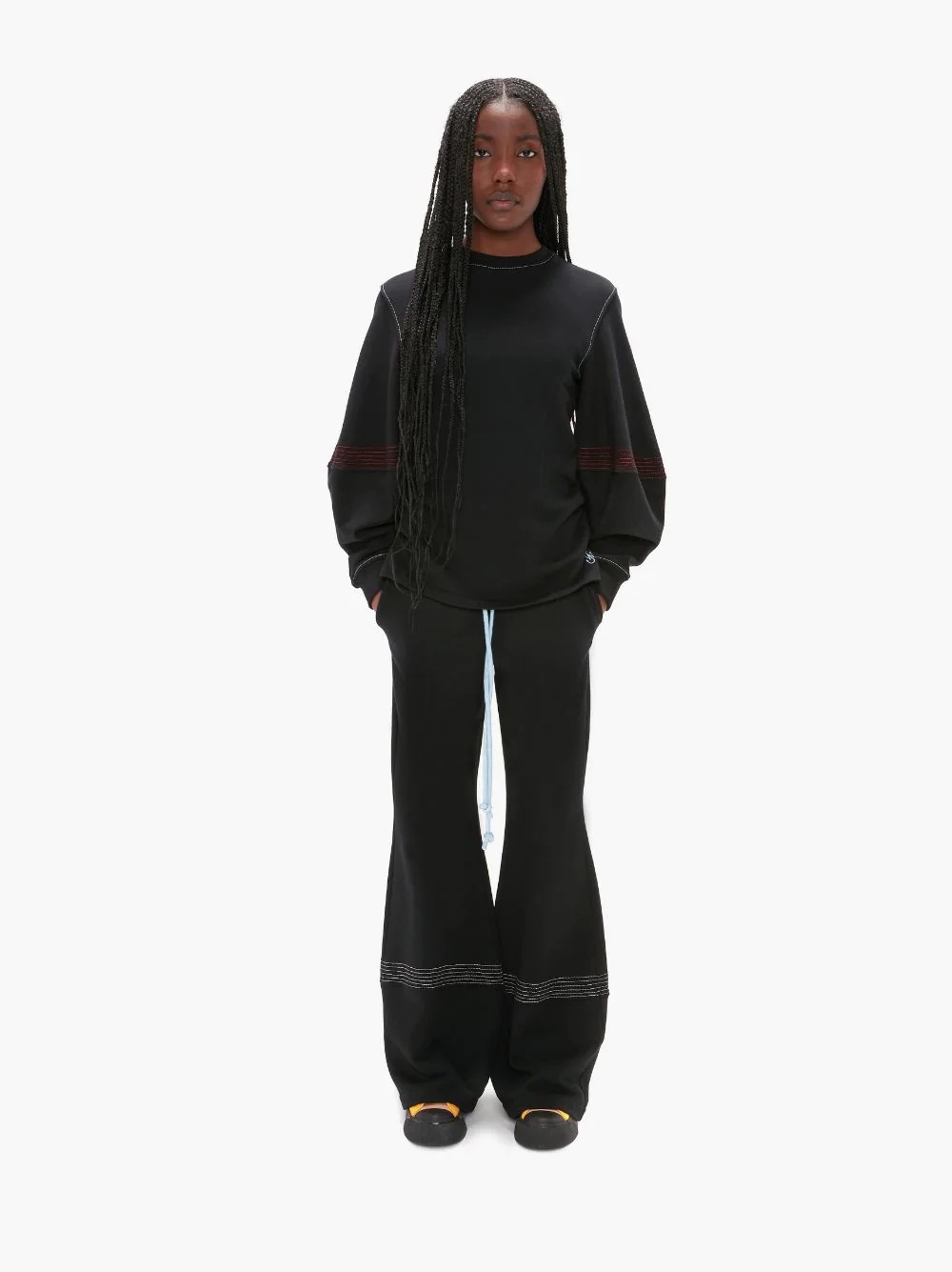 FLARED TRACK PANTS - 2