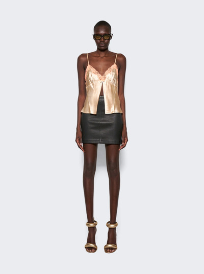 alexanderwang.t Butterfly Cami Top With Lace Peach Sorbet outlook