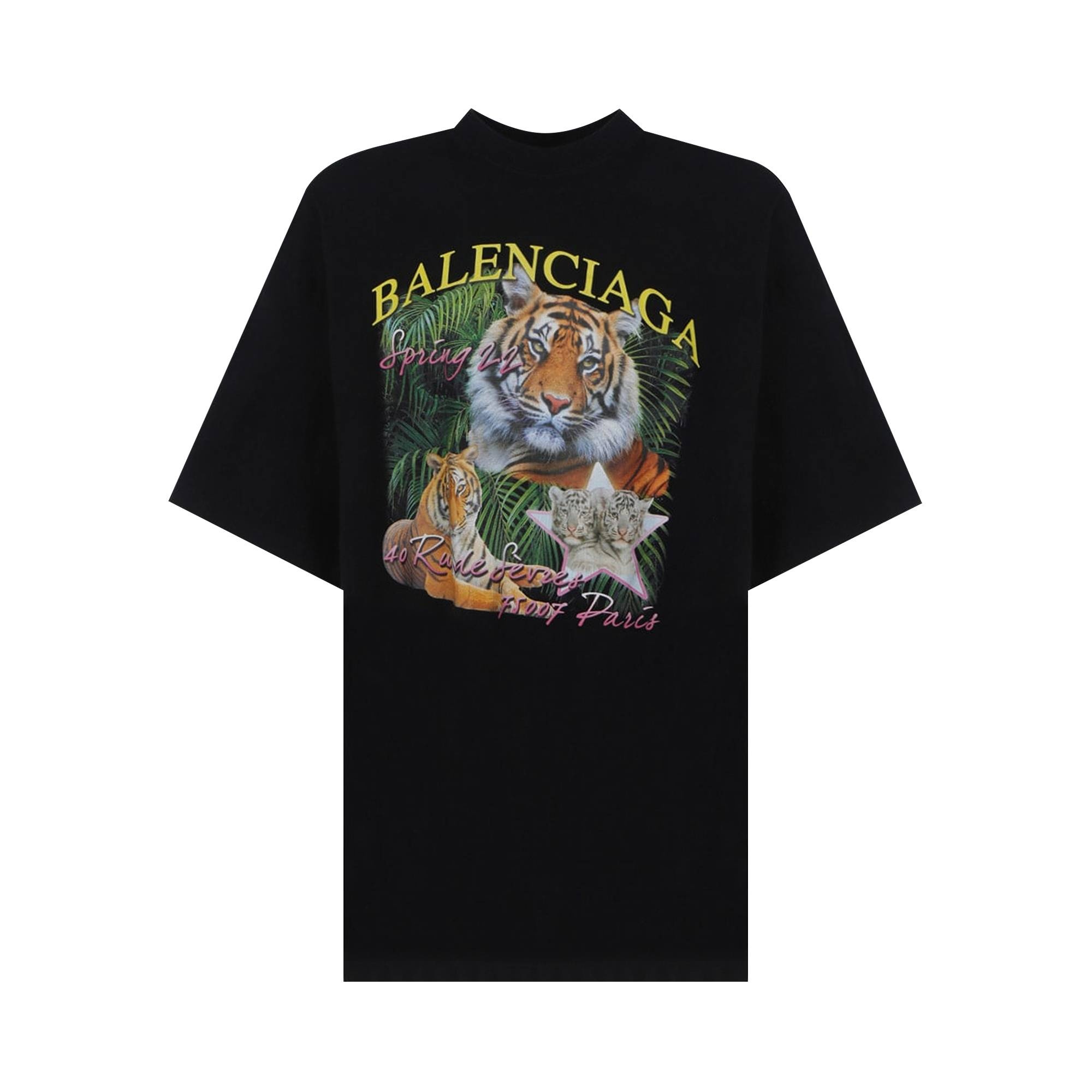 Balenciaga Worn Out T-Shirt 'Black' - 1