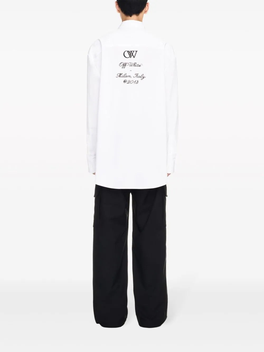 LOGO-EMBROIDERED COTTON SHIRT - 3